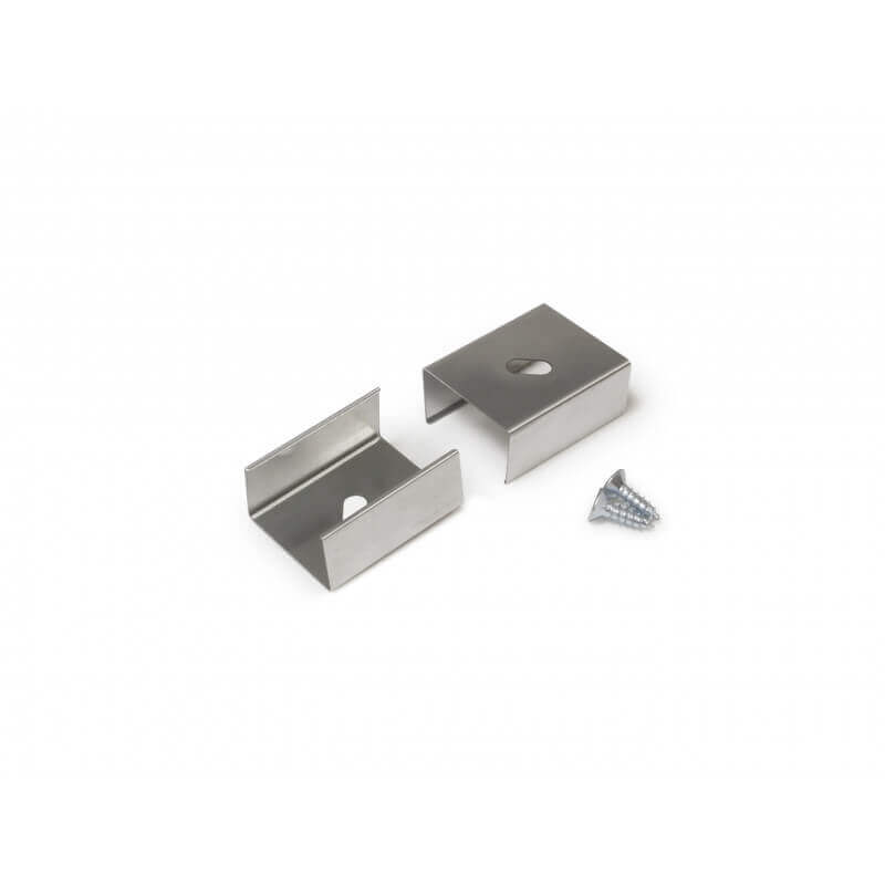 DETALĖ TVIRTINIMO U SURFACE 10, UNI 12,  FLAT 8, DEEP 10, GROOVE 10, FLOOR, CORNER 27 LED PROFILIAMS (2 vnt.),  TOPMET,  763800