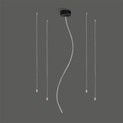 Pakabinimo komplektas šviestuvams London, 3m, black