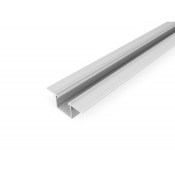 LED PROFILIS LINEA-IN20 TRIMLESS EE7F PRIGLAISTOMAS, 1M, ANODUOTAS ALIUMINIS