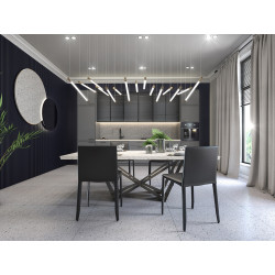 PAKABINAMAS LED šviestuvas ORGANIC HORIZON 100 BALTAS kaina