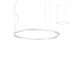 Pakabinamas LED šviestuvas UNION BALTAS D90 kaina