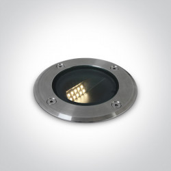 ĮLEIDŽIAMAS LED ASIMETRINIS ŠVIESTUVAS 69062/W IP67 8W PILKAS