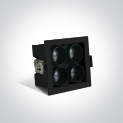 ĮLEIDŽIAMAS LED ŠVIESTUVAS 50406C/B/W 10W JUODAS kaina