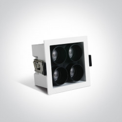 ĮLEIDŽIAMAS LED ŠVIESTUVAS 50406C/W/W 10W BALTAS | JUODAS kaina