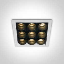 ĮLEIDŽIAMAS LED ŠVIESTUVAS 50906C/W/W 22W BALTAS | JUODAS