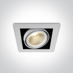 ĮLEIDŽIAMAS COB LED ŠVIESTUVAS 51130/W/W 30W BALTAS | JUODAS