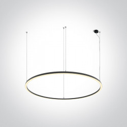 PAKABINAMAS LED ŠVIESTUVAS ROUND 62156S/B/W 100W D180 JUODAS