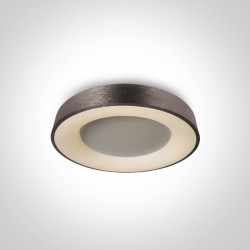 LUBINIS LED ŠVIESTUVAS PLAFO 62182/BBR/W 40W D48 RUDAS