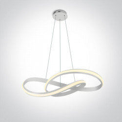 Pakabinamas LED šviestuvas 63066A/W 40W BALTAS