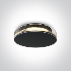 Lubinis LED šviestuvas LED 12W IP65 JUODAS