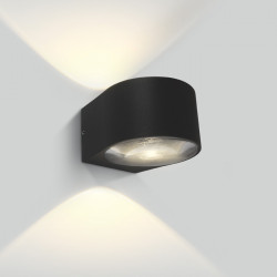 Sieninis LED šviestuvas 2x6W COB LED 80B/AN/W ANTRACITAS