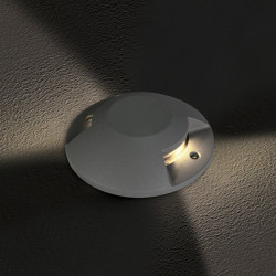 ĮLEIDŽIAMAS LED ŠVIESTUVAS 69058B/G/W IP67 12W 3000K PILKAS kaina