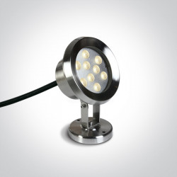 Kryptinis LED šviestuvas baseinams ir fontanams 9X1W IP68 64C/C