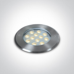 ĮLEIDŽIAMAS ŠVIESTUVAS BASEINAMS IR FONTANAMS 69066D/C 12W IP68 PILKAS