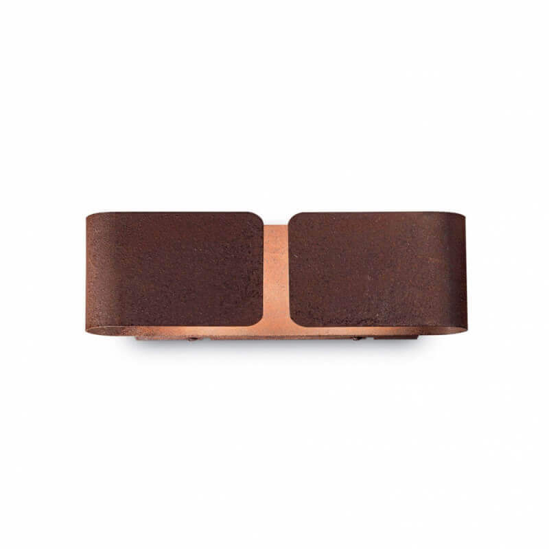 Šviestuvas sieninis CLIP AP2 MINI CORTEN IDEAL LUX 170923