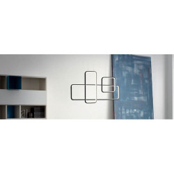 Pakabinamas LED šviestuvas THAI JUODAS 86W 3000K kaina