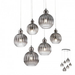 Pakabinamas šviestuvas PLUMEN chrom 6 kaina