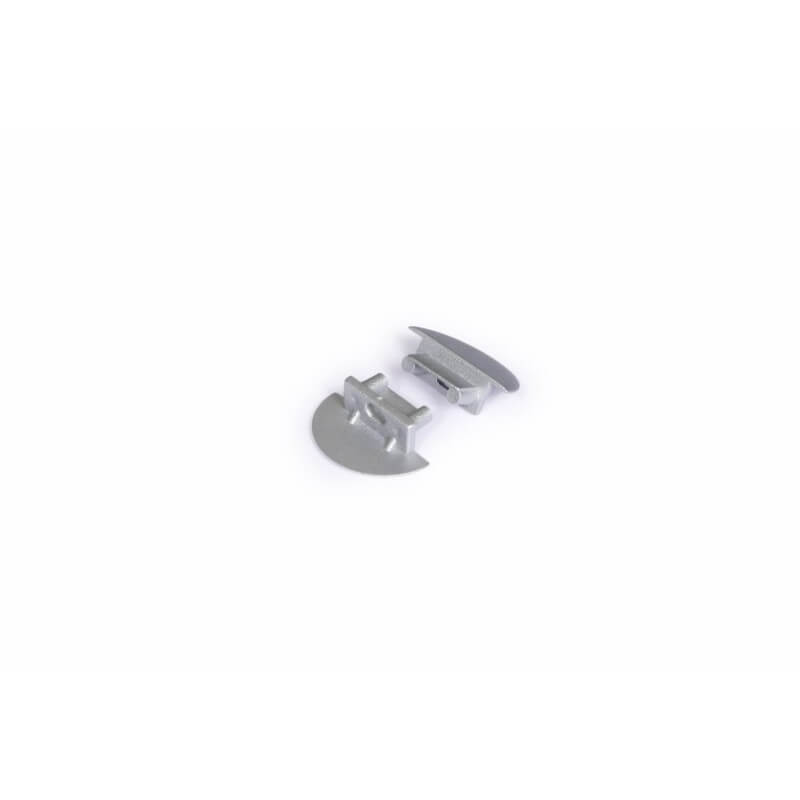 ANTGALIAI BEGTIN 12 LED PROFILIUI, PILKI (2VNT),  TOPMET,  C8980040