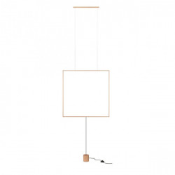 Pastatomas LED šviestuvas tvirtinamas prie lubų Slick 2 square AUKSO SPALVOS pigiau