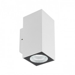 SIENINIS LED šviestuvas QUAD 2 BALTAS