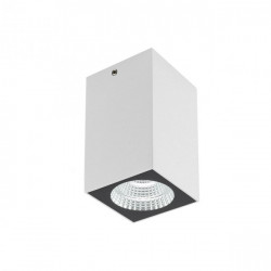 Lubinis LED šviestuvas QUAD BALTAS kaina
