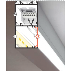 LED PROFILIS VARIO30-08 MAITINIMO ŠALTINIUI, 3M, JUODAS atsiliepimai