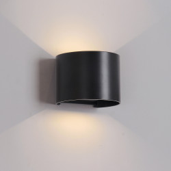 Sieninis LED šviestuvas Kowa 12W JUODAS kaina