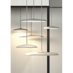 PAKABINAMAS LED šviestuvas ARTIST 24W D40 RUSVAS