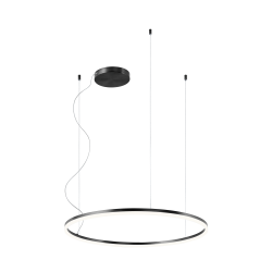 Pakabinamas dimeriuojamas LED šviestuvas ORBIT D80 JUODAS CCT TRIAC