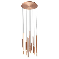 Pakabinamas LED šviestuvas Madison round copper 16