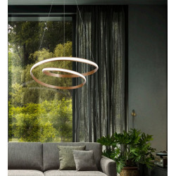 Pakabinamas LED šviestuvas Torsion D55 BRONZOS SPALVOS pigiau