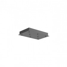 PAGRINDAS ŠVIESTUVAMS Rectangular 8 juodas