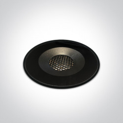 ĮLEIDŽIAMAS COB LED ŠVIESTUVAS 69060/B/W IP67 6W 3000K JUODAS