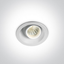 ĮLEIDŽIAMAS KRAIPOMAS COB LED ŠVIESTUVAS 11103K/W/W 3W BALTAS