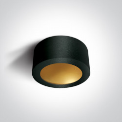 Lubinis LED šviestuvas JUODAS CYLINDER LED 16W