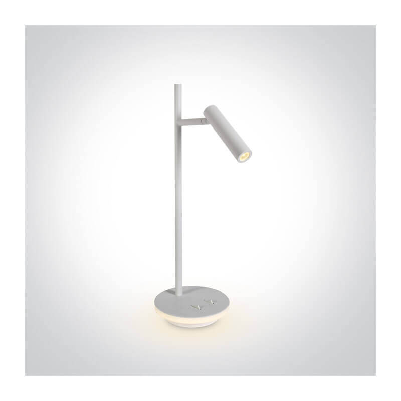 Šviestuvas stalinis One Light 61132A/W/W