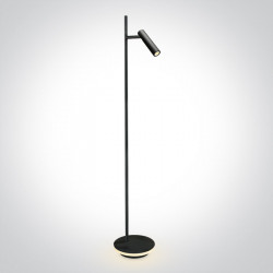 Pastatomas LED šviestuvas su šviečiančiu pagrindu 2B/B/W