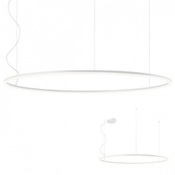 PAKABINAMAS dimeriuojamas LED šviestuvas ORBIT D150 BALTAS DALI CCT kaina