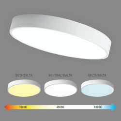 Lubinis LED dimeriuojamas LED šviestuvas BOSTON 72W D45 JUODAS