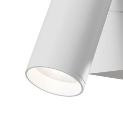 Sieninis LED šviestuvas MIRAX BALTAS kaina