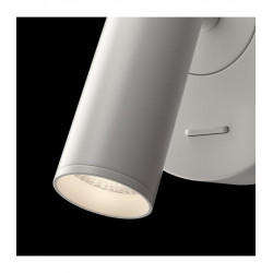 Sieninis LED šviestuvas MIRAX BALTAS round kaina