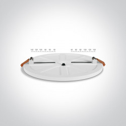 ĮLEIDŽIAMA LED PANELĖ FLOATING 10114CE/W 14W 3000K D16 BALTA kaina