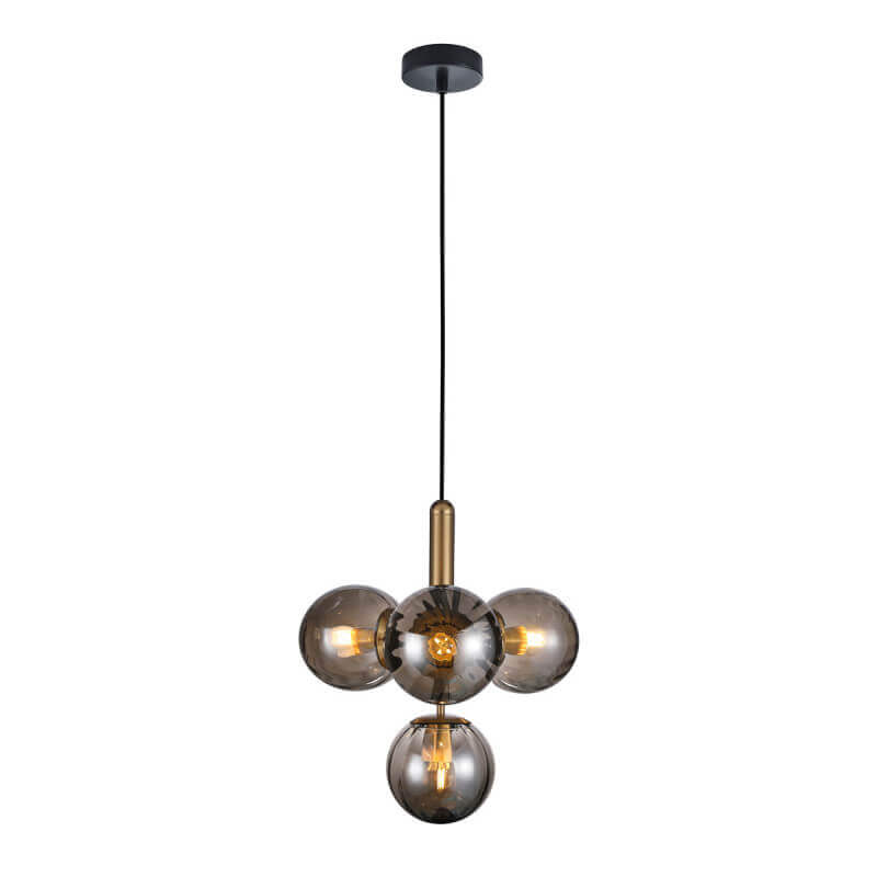 Šviestuvas pakabinamas Italux Ravena PND-2324-4B BRO+SG