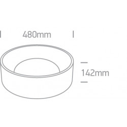 LUBINIS LED ŠVIESTUVAS PLAFO 67452/W/W 30W 3000K BALTAS | AUKSO SPALVOS kaina
