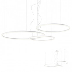 Pakabinamas LED šviestuvas orbit BALTAS 3 dimeriuojamas DALI CCT