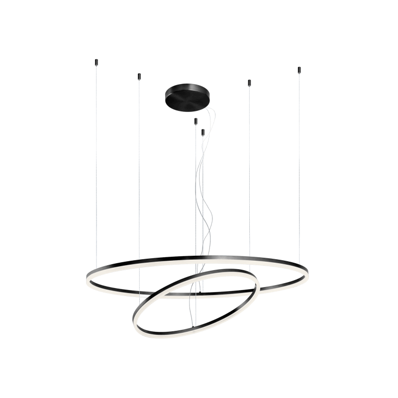 Šviestuvas pakabinamas Redo ORBIT black D100/D600 01-1966-TRIAC