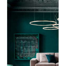Pakabinamas LED šviestuvas ORBIT BRONZOS SPALVOS D120 dimeriuojamas TRIAC CCT internetu