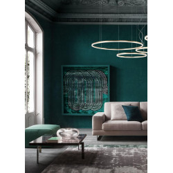 Pakabinamas LED šviestuvas ORBIT BRONZOS SPALVOS D150 dimeriuojamas TRIAC CCT kaina