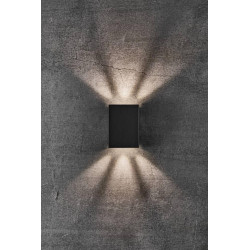 SIENINIS LED šviestuvas FOLD JUODAS 10 internetu