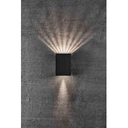 SIENINIS LED šviestuvas FOLD JUODAS 10 pristatymas